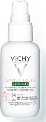Fluide për diell Vichy Capital Soleil UV Clear SPF50+, unisex, 40ml
