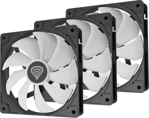 Set ventilatorë Genesis OXAL 120 ARGB, 3 copë, 120mm, Natec, zi