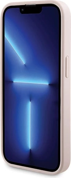 Mbështjellës Guess 4G Metal Logo për iPhone 15 Pro Max me powerbank MagSafe 5000mAh, rozë, set