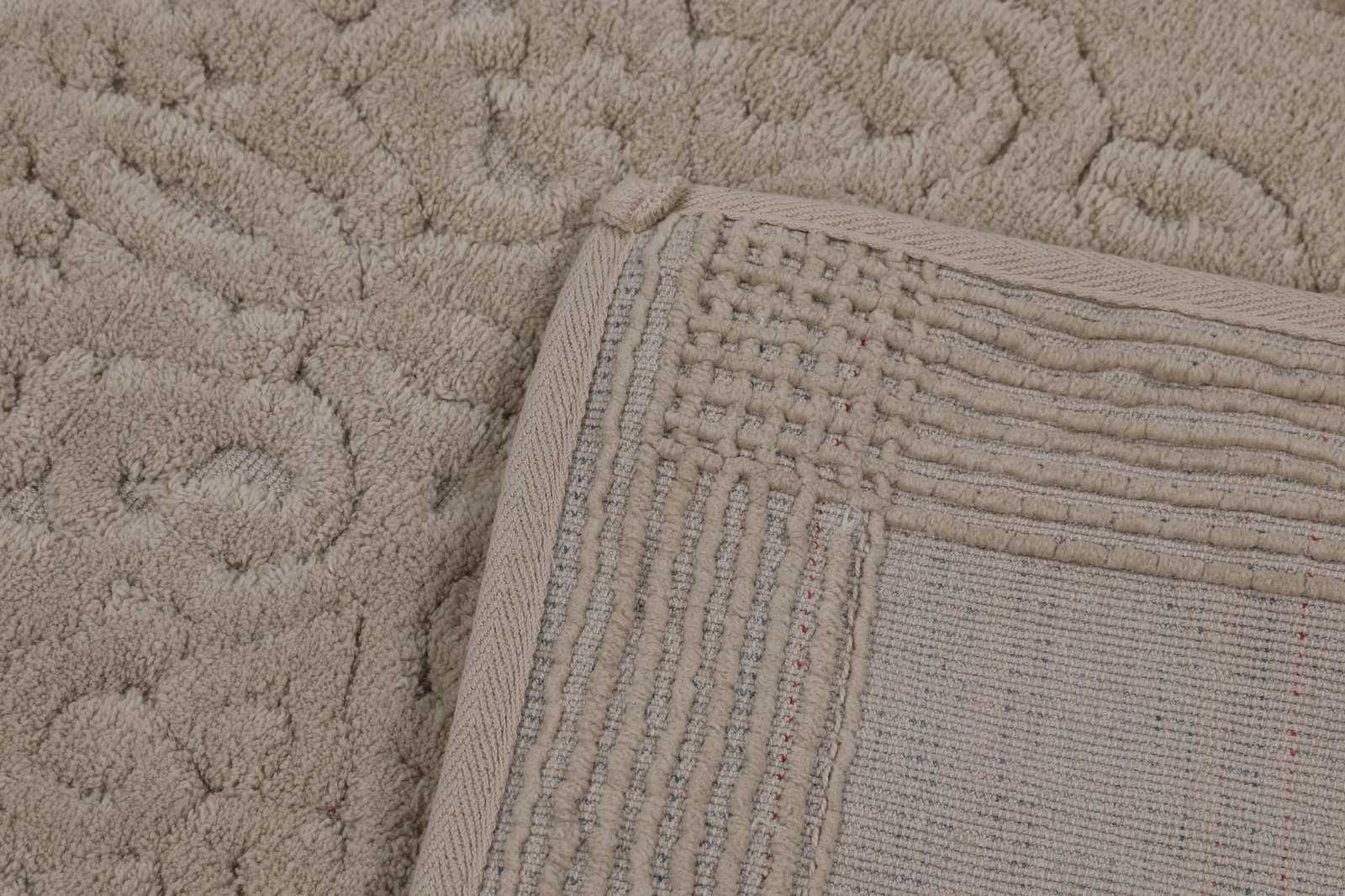 Set dy pjesësh tapeta për banjo, ngjyrë bezhë, Mijölnir, Piante