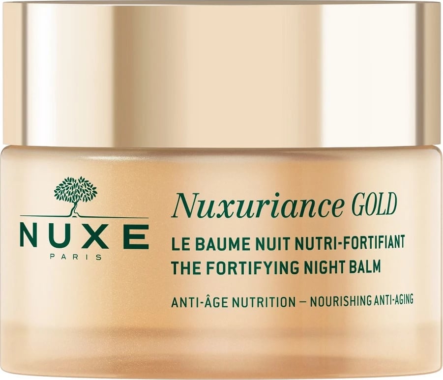 Balsam nate ushqyes për fytyrë Nuxe Nuxuriance Gold Nourishing Night Reinforcing Balm për femra, 50ml
