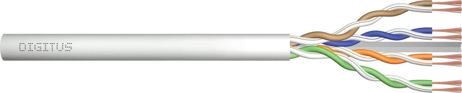 Kabëll rrjeti DIGITUS Cat6 U/UTP 305m, Gri