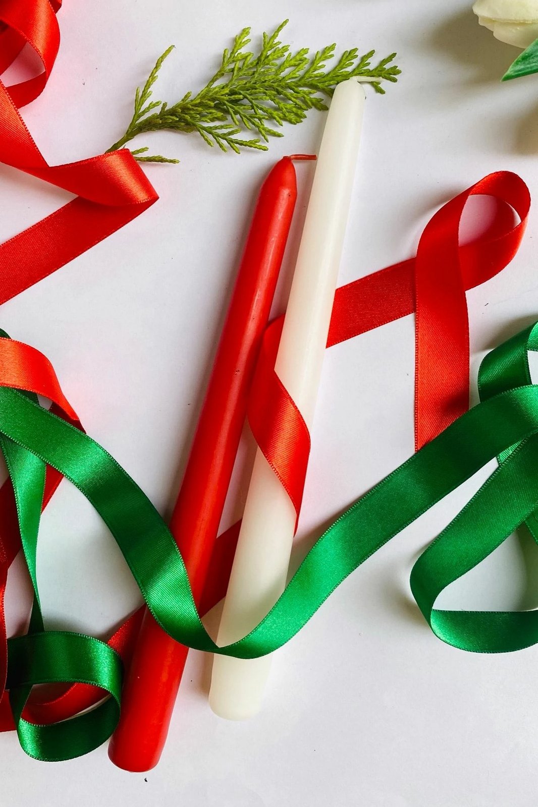 Set qirinjsh (2 copë), Evila Originals, Premium Christmas 2, të kuq e të bardhë