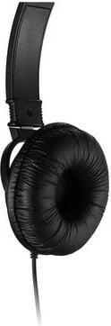 Kufje Kensington HiFi me mikrofon dhe butona për kontrollin e volumit, me kabllo, e zezë Kufje Kensington HiFi me mikrofon dhe butona për kontrollin e volumit, me kabllo, e zezë