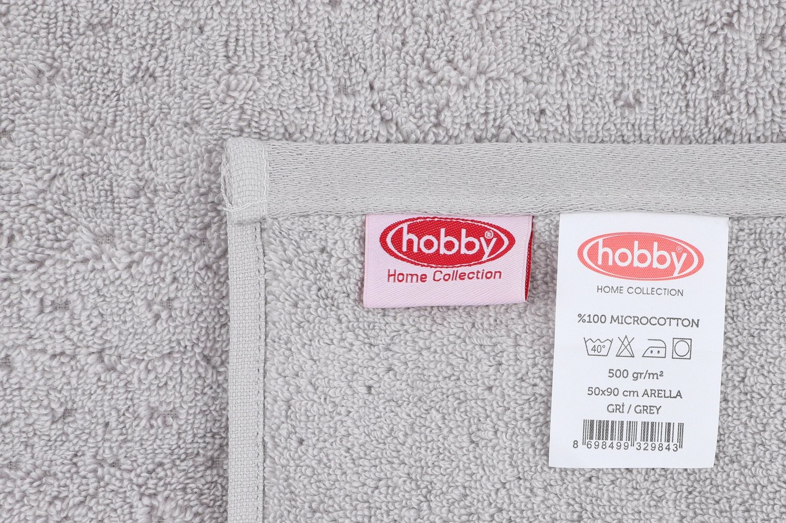 Set peshqirësh duarsh (2 copë), Mijolnir Arella, ngjyrë gri