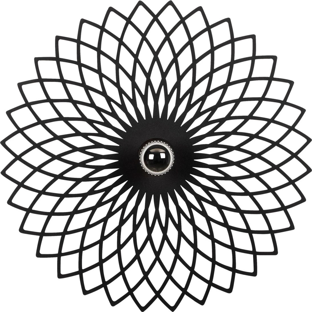 Llambë muri Opviq Fellini, e zezë, MR-987, 50x12x50cm