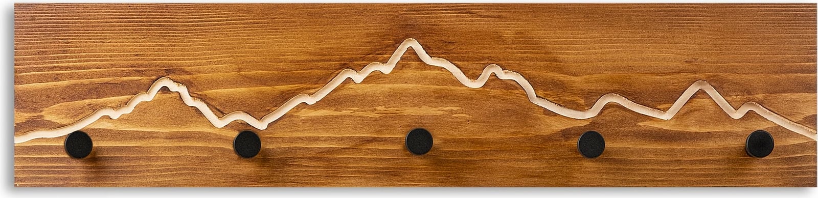 Varëse muri prej druri, motiv mali, Wallity, ngjyrë arre/natyrale, Mountain 2