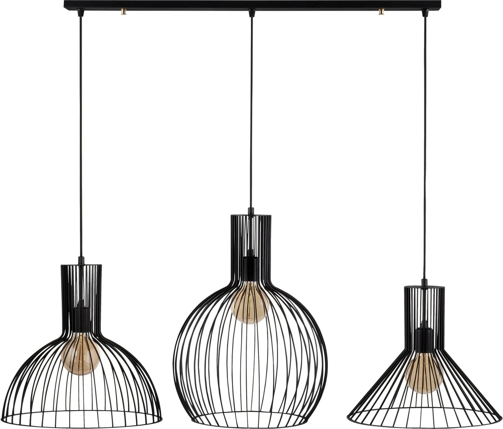 Llambë tavani Opviq Fellini MR-768, trup hekuri, ngjyrë e zezë, lartësi e rregullueshme