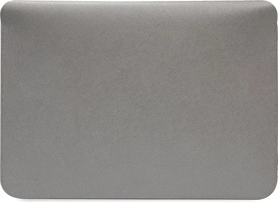 Mbështjellës Karl Lagerfeld Saffiano Karl&Choupette për laptop 16", argjendtë