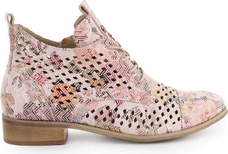 Çizme të shkurta Potocki për femra, shumëngjyrëshe