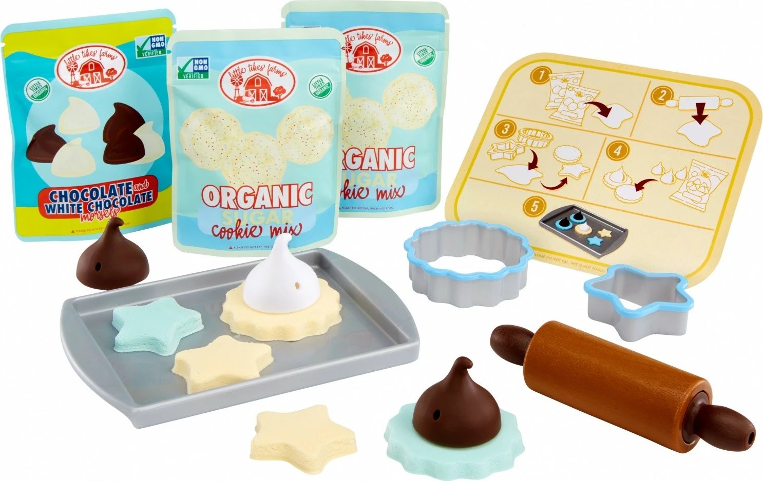 Set lodrash Creative Chefs Cookies Little Tikes, shumëngjyrësh