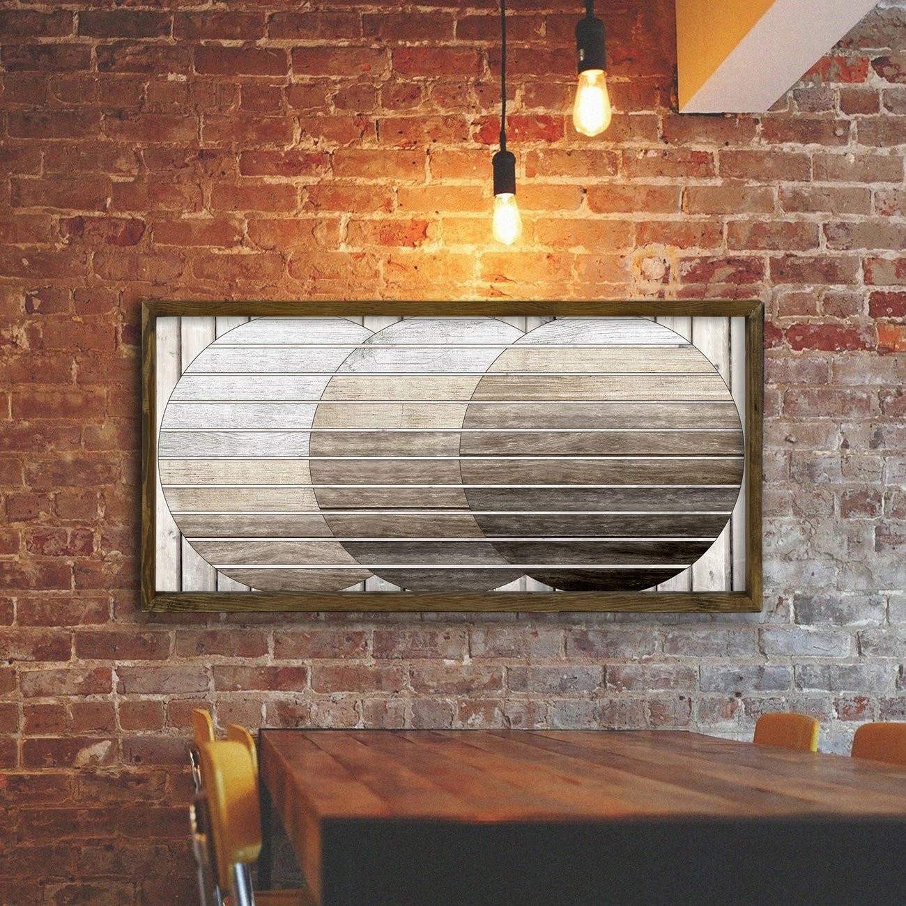 Pikturë dekorative me kornizë MDF, shumëngjyrëshe, TAH036, 120x60cm