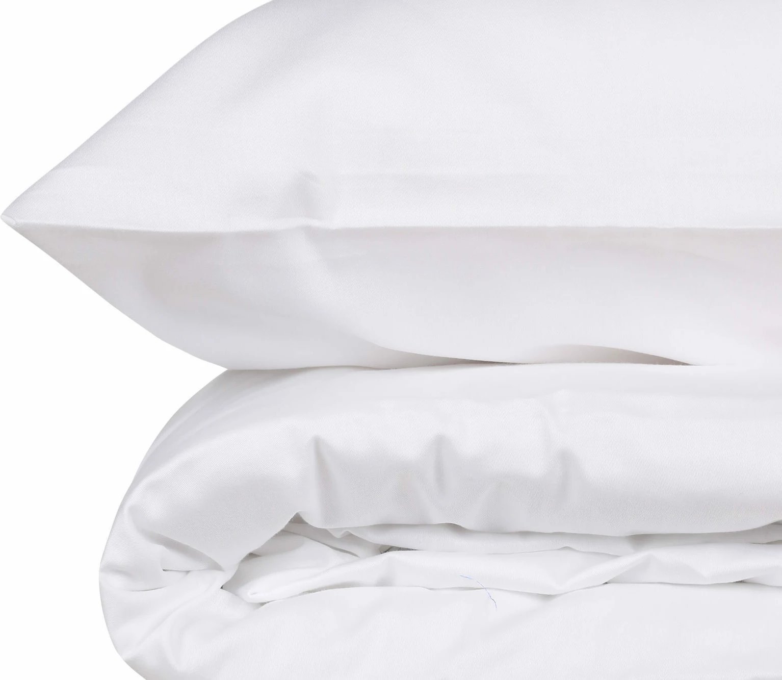 Set mbulesë jorgani XXL prej sateni, ngjyrë e bardhë, L'essentiel