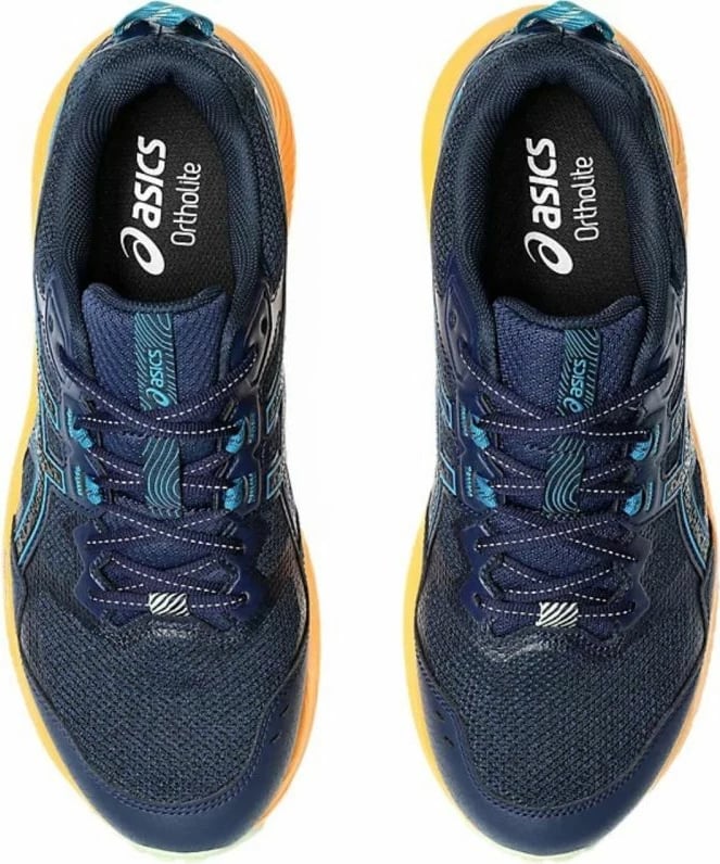 Atlete për meshkuj Asics, të zeza dhe portokalli