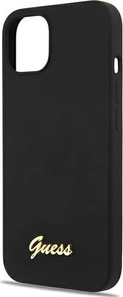Mbështjellës Guess GUHMP13MLSLMGBK për iPhone 13 6.1", silikon, MagSafe, zi