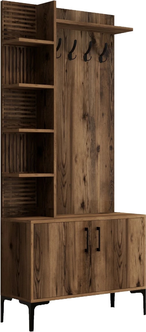 Stendë korridori Viyana D, ngjyrë arre, Hanah Home