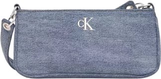 Çantë Calvin Klein femra, e kaltër e çelët