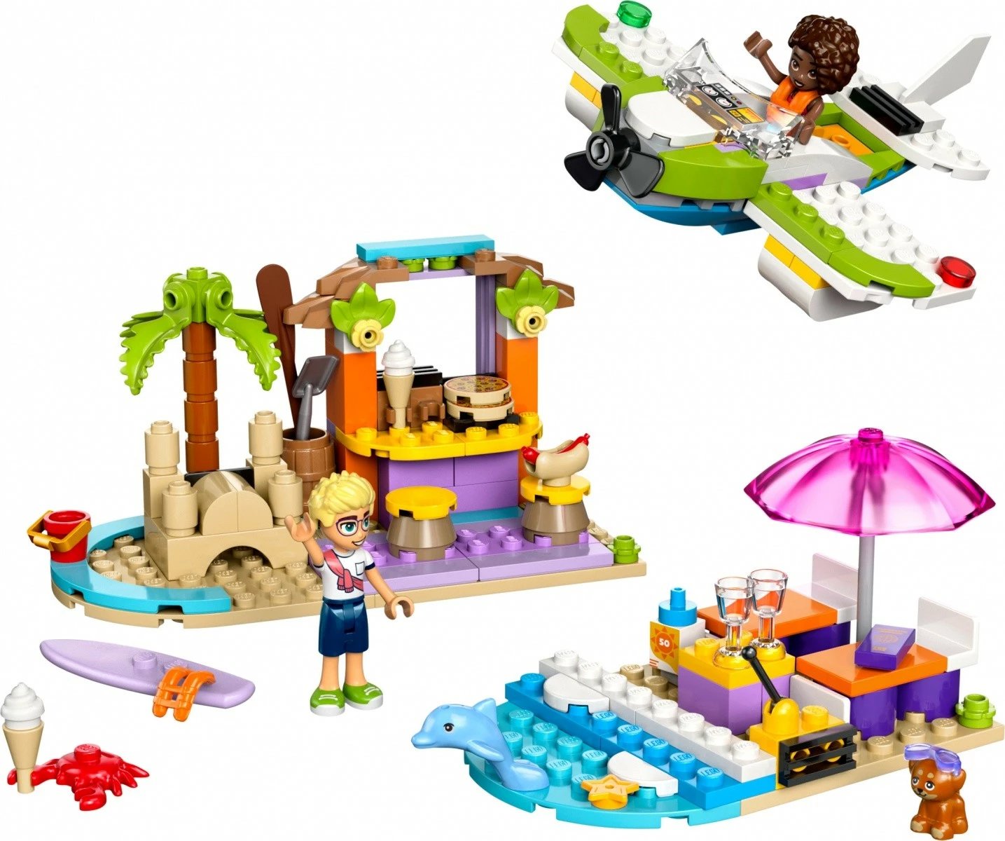 Set ndërtimi LEGO Friends 42672 Creative Beach Suitcase, 188 pjesë, plastikë Set ndërtimi LEGO Friends 42672 Creative Beach Suitcase, 188 pjesë, plastikë