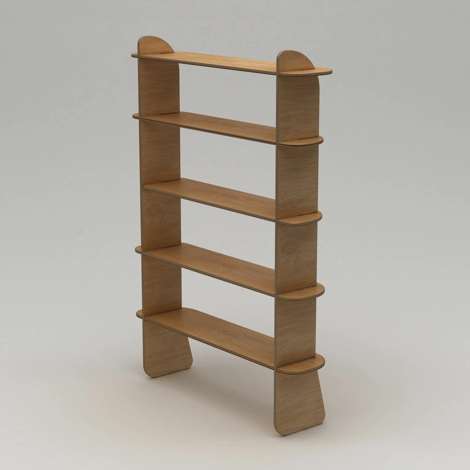 Raft librash Skye Decor, natyral, Scala-3