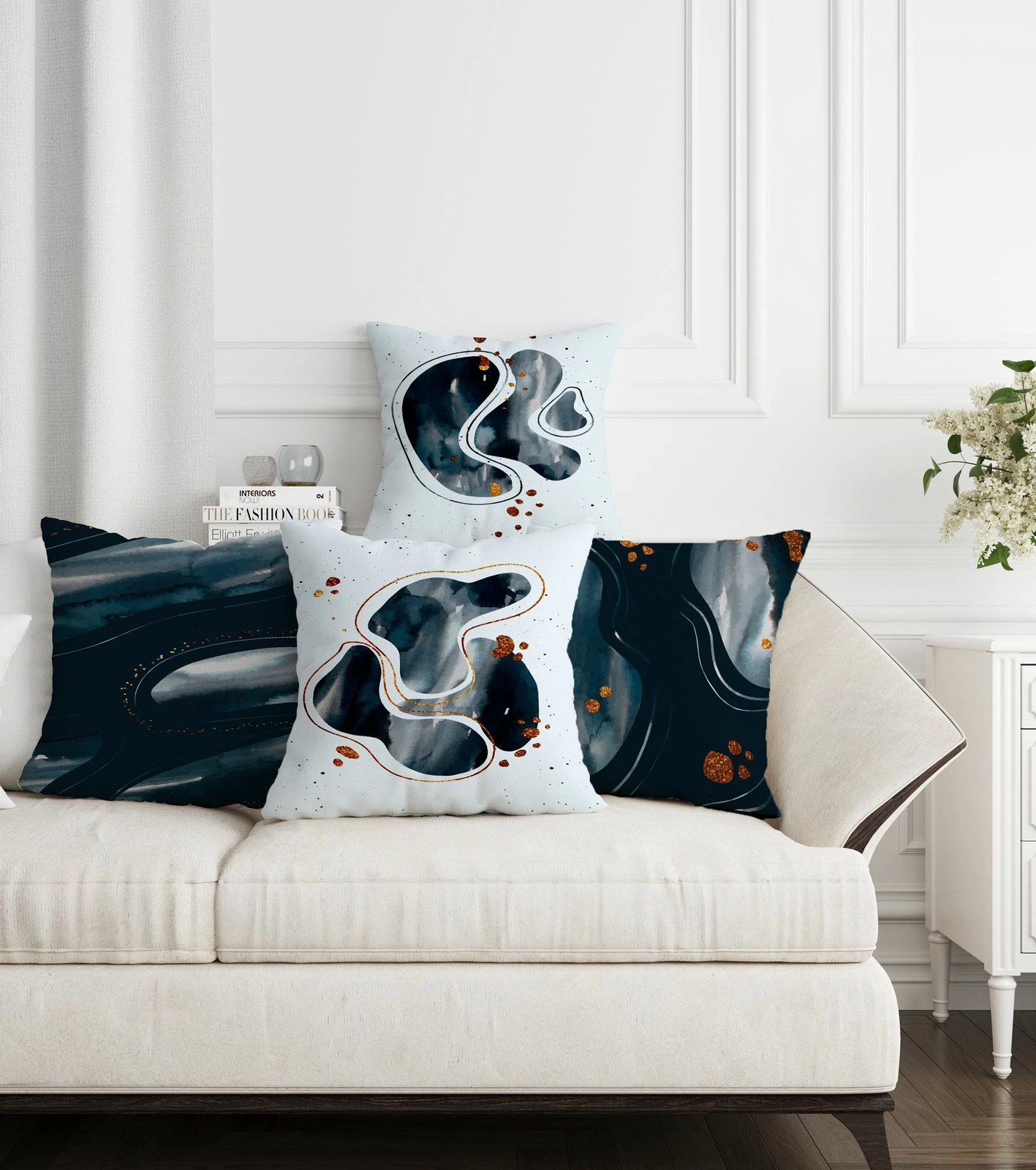 Set mbulesash jastëku (4 copë), dizajn Aberto, ASR-plw4 - 10 Set mbulesash jastëku (4 copë), dizajn Aberto, ASR-plw4 - 10