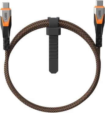 Kabllo USB-C UAG SRGE, 75cm, 240W/20Gbps, Portokalli