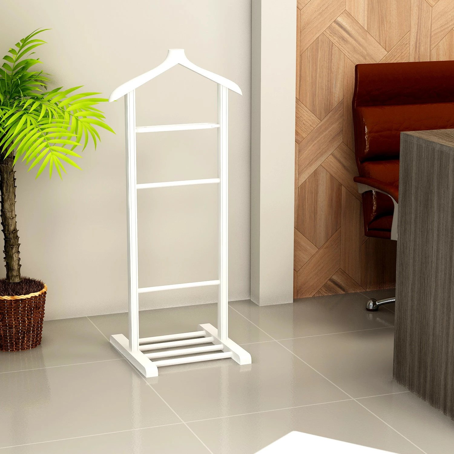 Stendë për rroba Hanah Home, Beta Single, e bardhë