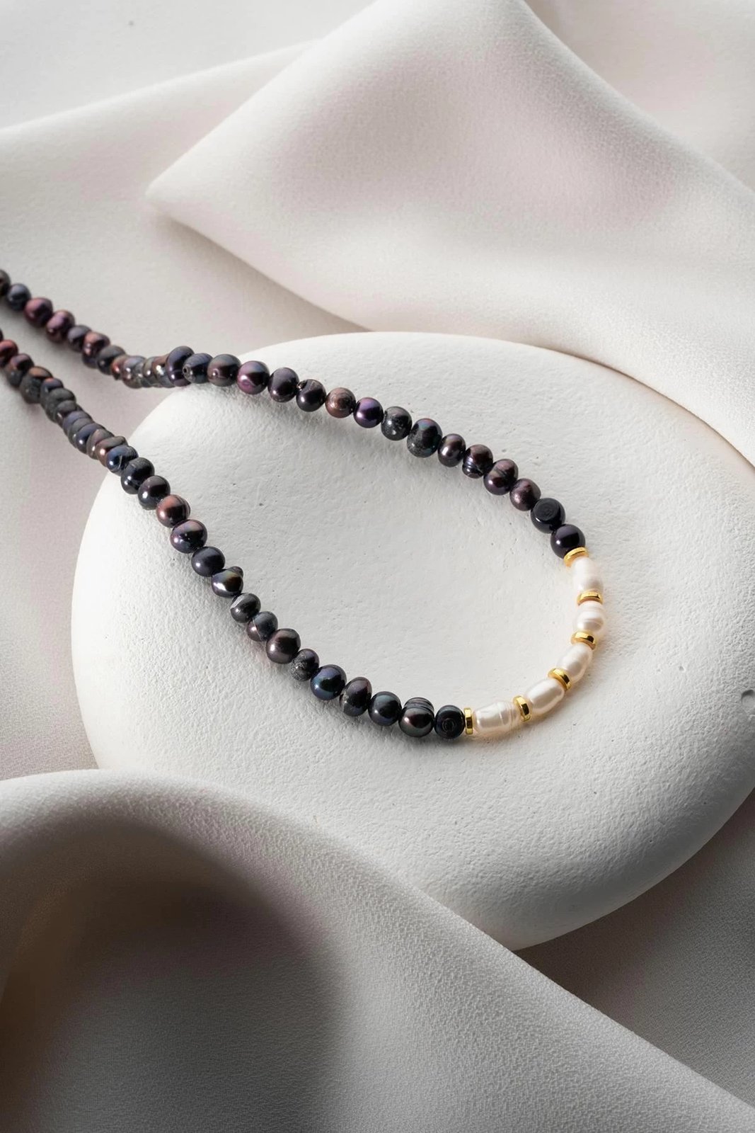 Varëse argjendi ngjyrë ari me hematit dhe perlë, Jumeon, NRZ1000408