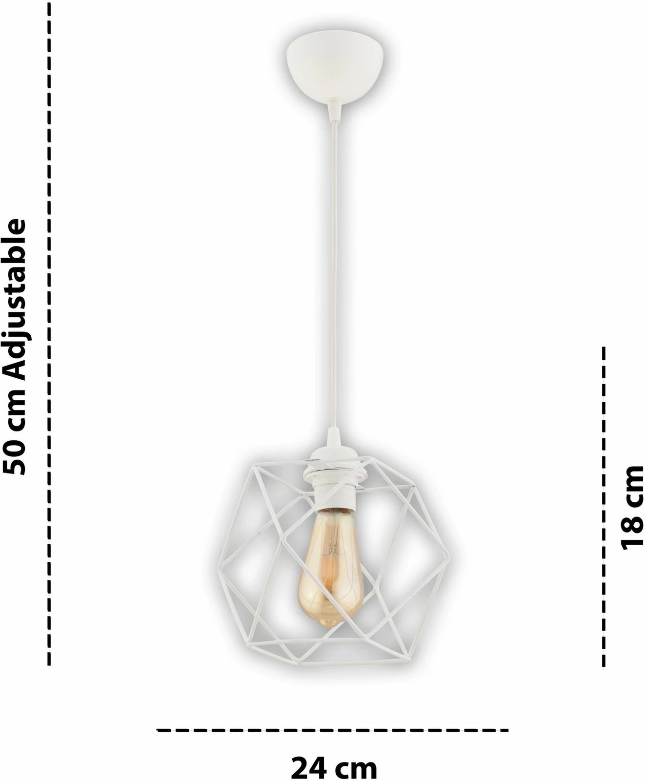 Llambë tavani Opviq, Geodrat, e bardhë