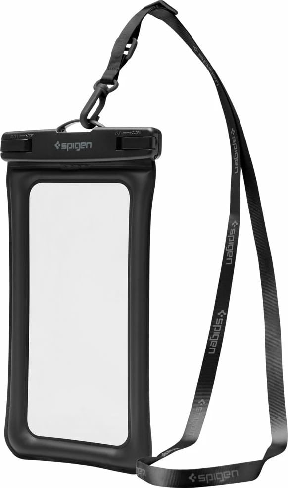 Set çantë beli dhe mbështjellës telefoni Spigen Aqua Shield A621, IPX8, e zezë