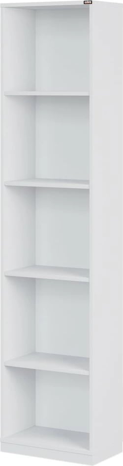 Raft librash Hanah Home, Ktp-325-Bb-1, ngjyrë e bardhë