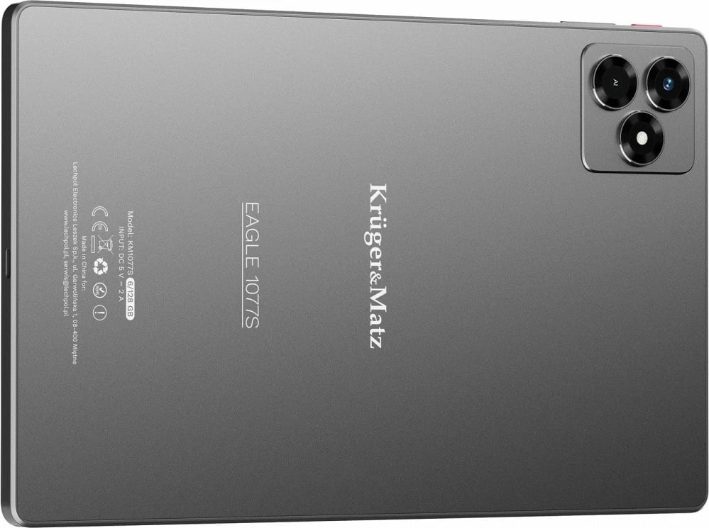 Tablet, Kruger & Matz EAGLE 1077 KM1077 10.1" IPS, Android 15, 4GB/64GB, LTE, Graphite