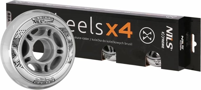 Rrota rollera Nils Extreme, transparente