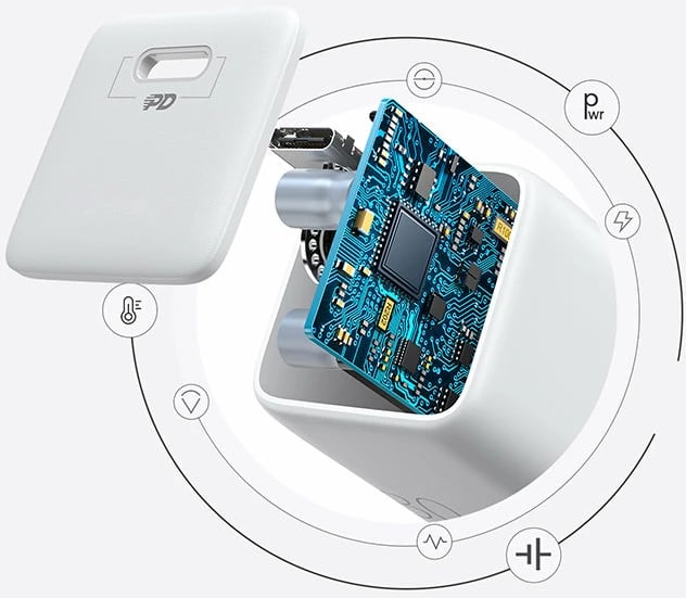 Karikues mur Joyroom L-P251, USB Type C, 25W, i bardhë