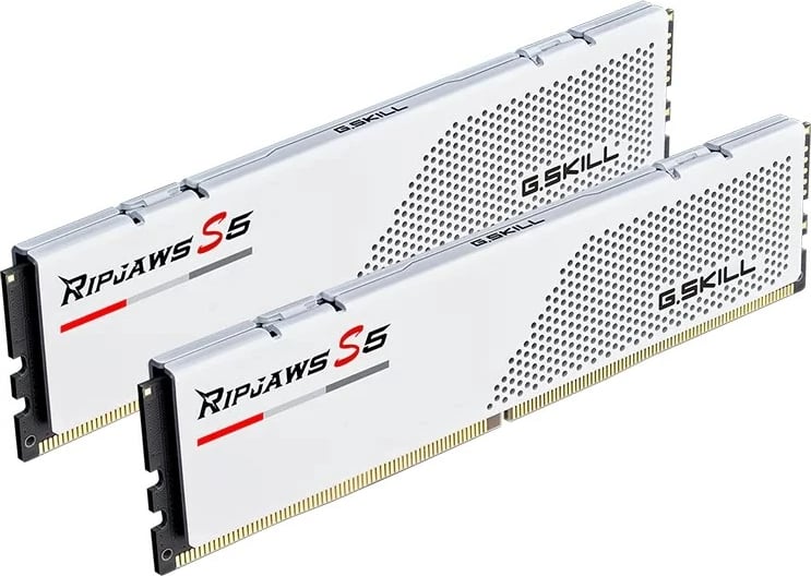 RAM Memorje G.SKILL Ripjaws S5, 96 GB (2 x 48 GB), DDR5, 5200 MHz, Bardhë