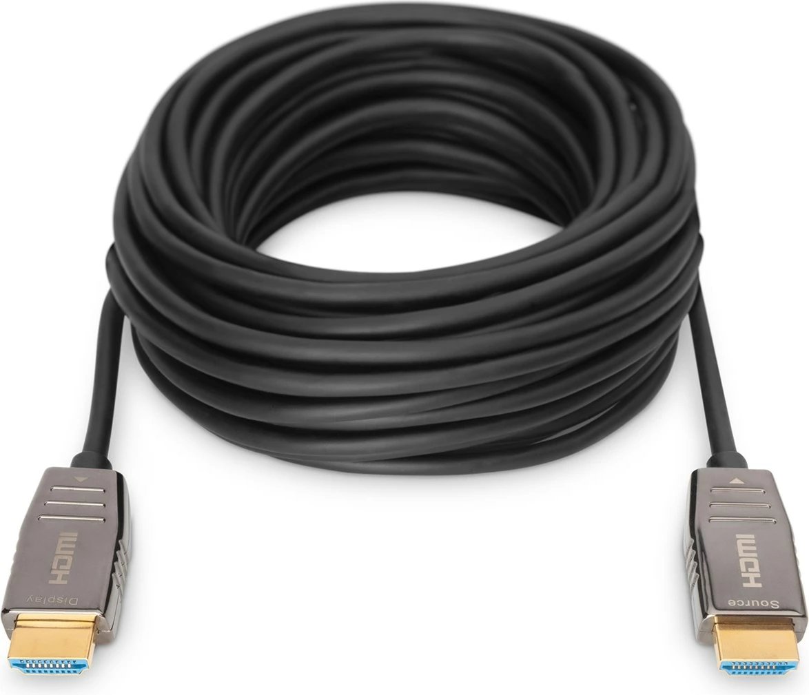 Kabllo HDMI DIGITUS 2.1 Ultra High Speed 8K60Hz, 20m, E zezë