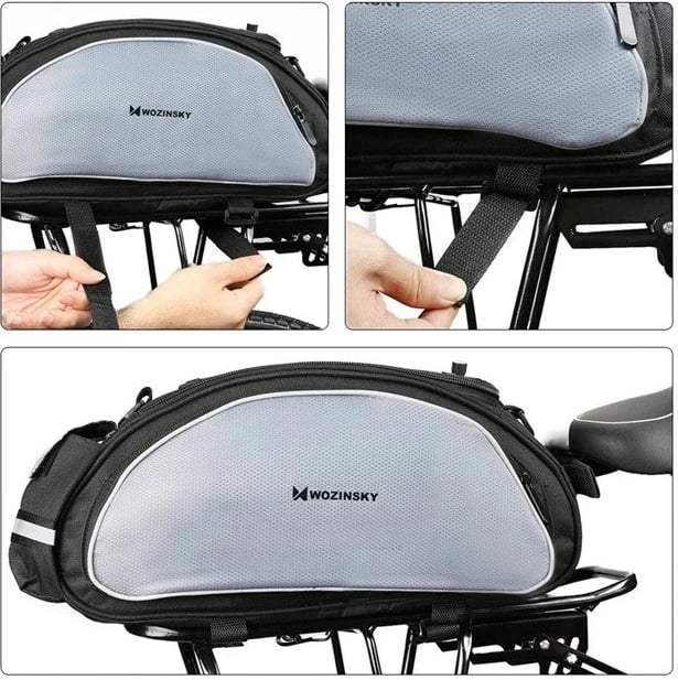Çantë biçiklete Wozinsky WBB1BK, 13L, e zezë