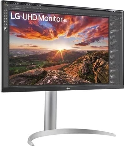 Monitor LG 27UP85NP-W, 27', IPS, 4K, bardhë