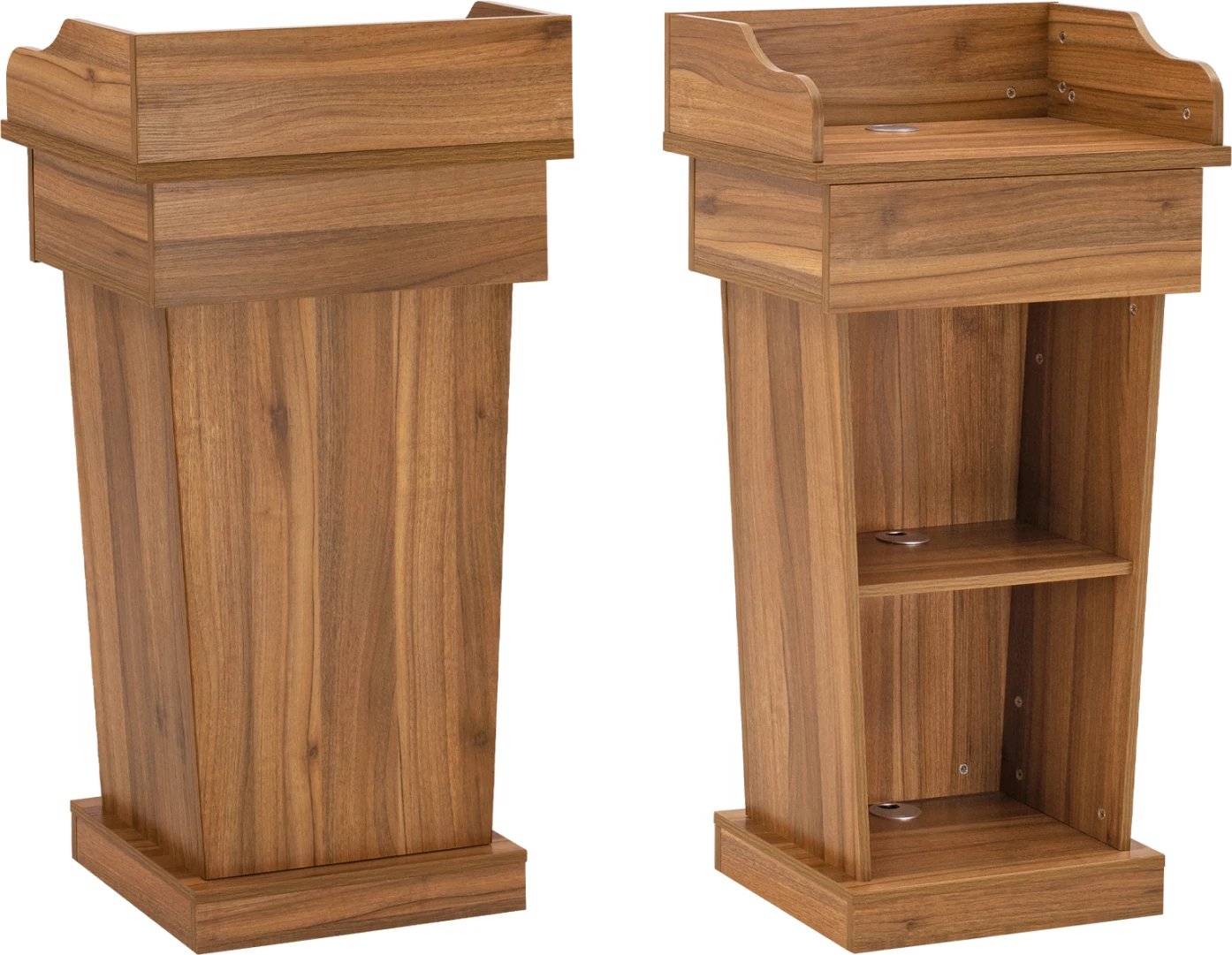 Stendë për altoparlant SUPREME, ngjyrë lisi mjaltë, FH2378, 59.5x40x111 cm