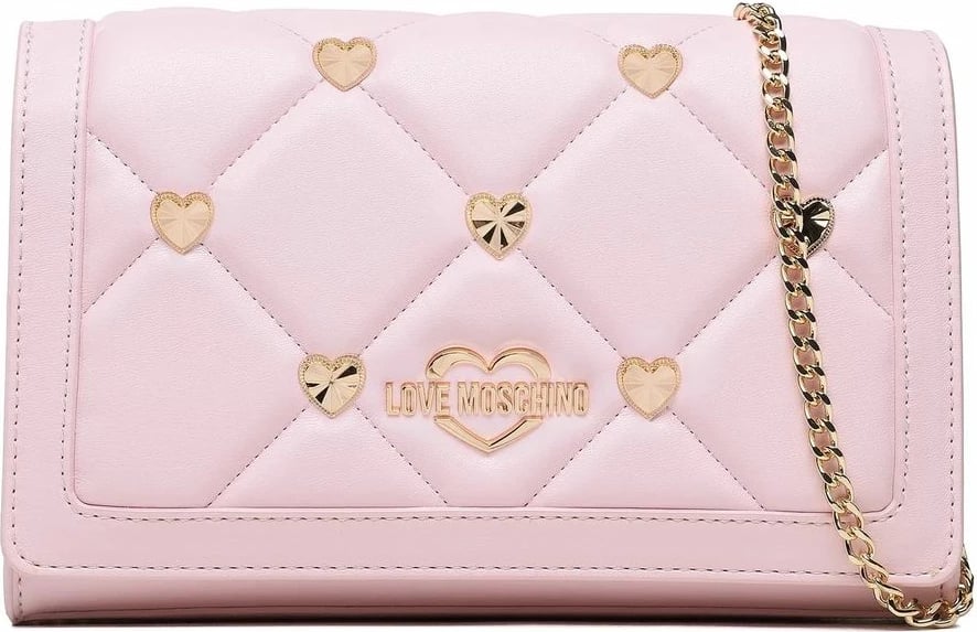 Çantë e vogël për femra Love Moschino, rozë