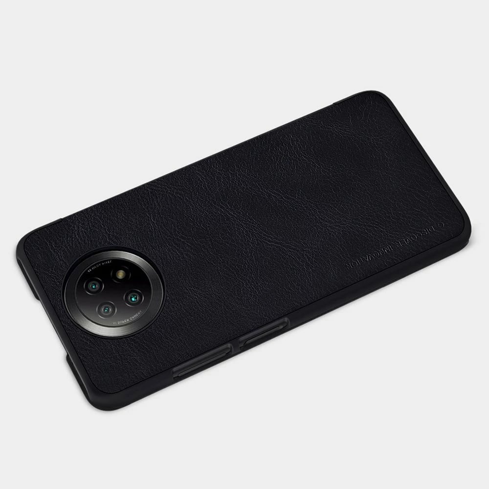 Mbështjellës Nillkin Qin për Xiaomi Redmi Note 9T 5G, lëkurë, kafe