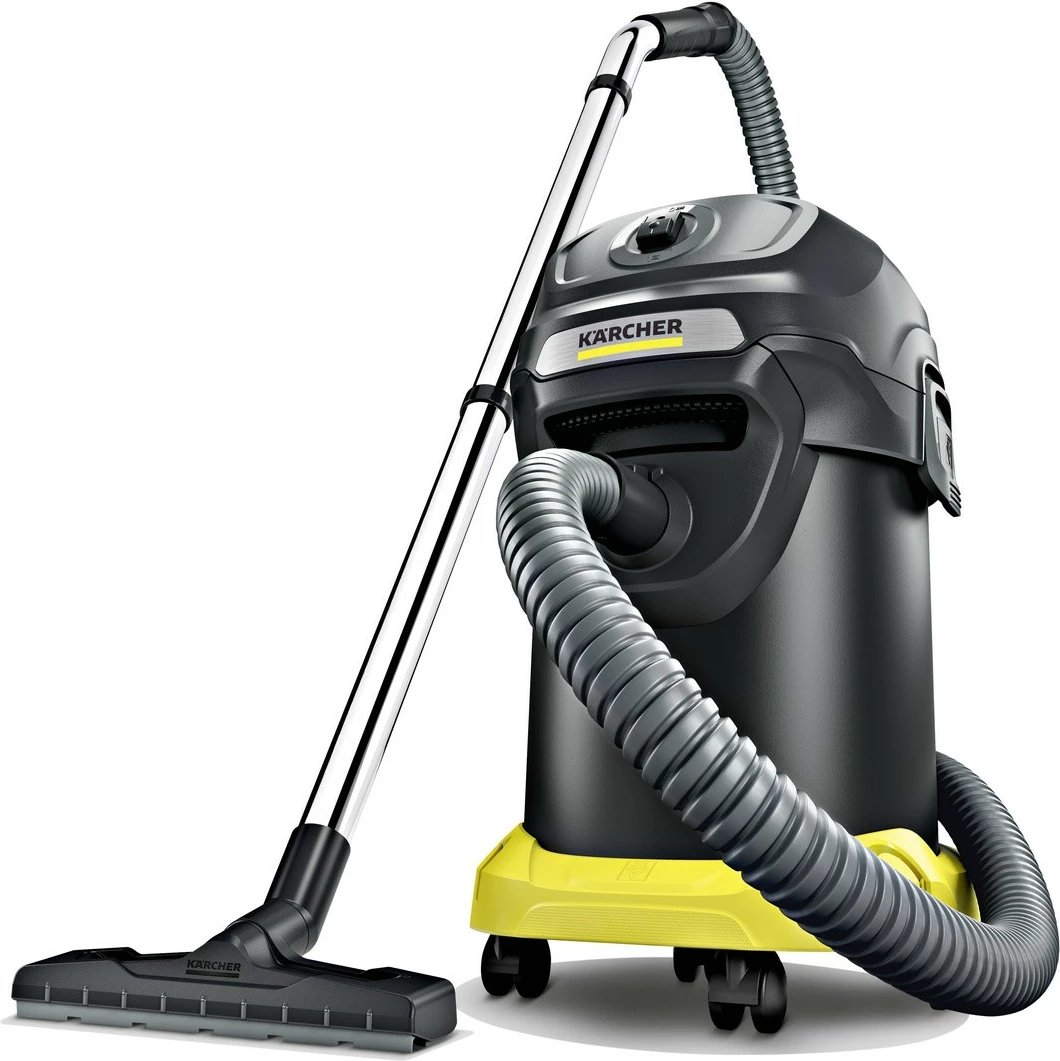 Aspirator për hi Karcher AD 4 Premium 1.629-731.0 17 L 600 W rezervuar metalik pa qese zi/verdhe