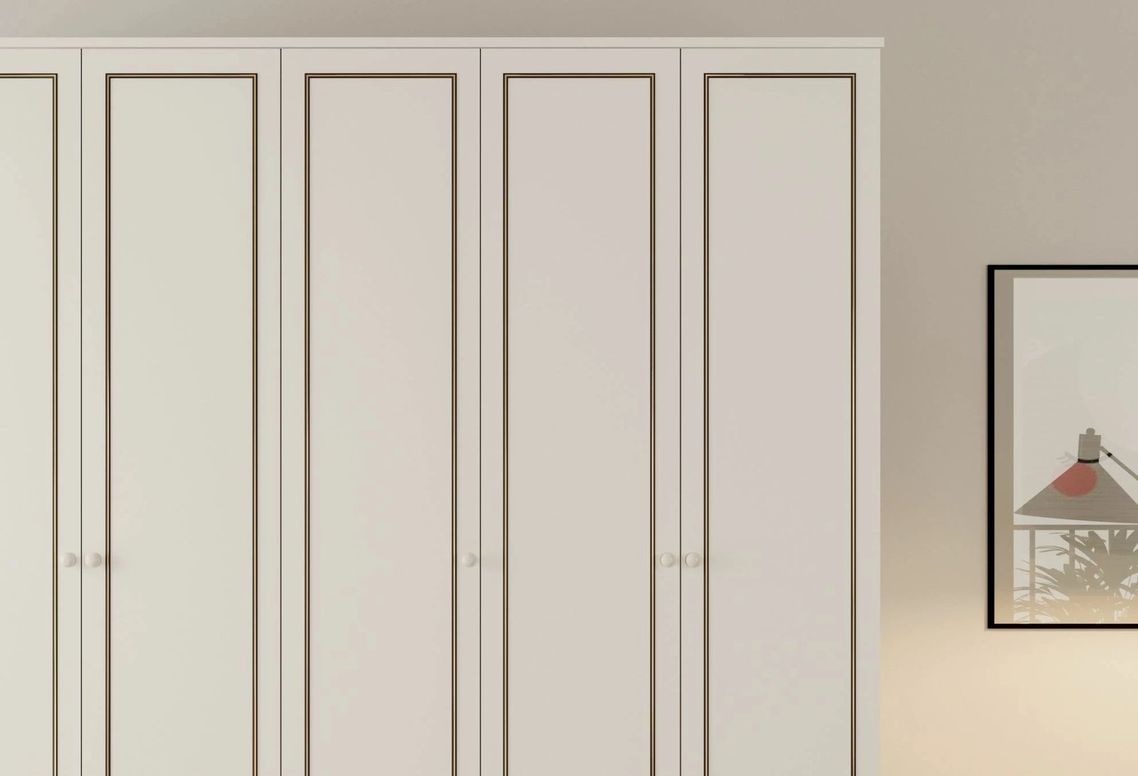 Dollap Skye Decor, ngjyrë e bardhë mat, Rb-094-02