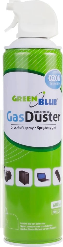 Ajër i kompresum GreenBlue GB600, 600ml, pistol spërkatës