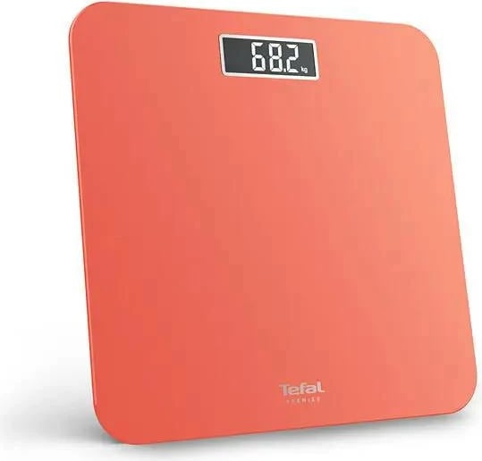 Peshore personale, Tefal, Premiss PP1803V0, kapacitet 160 kg, ekran LCD, xham i temperuar, portokalli