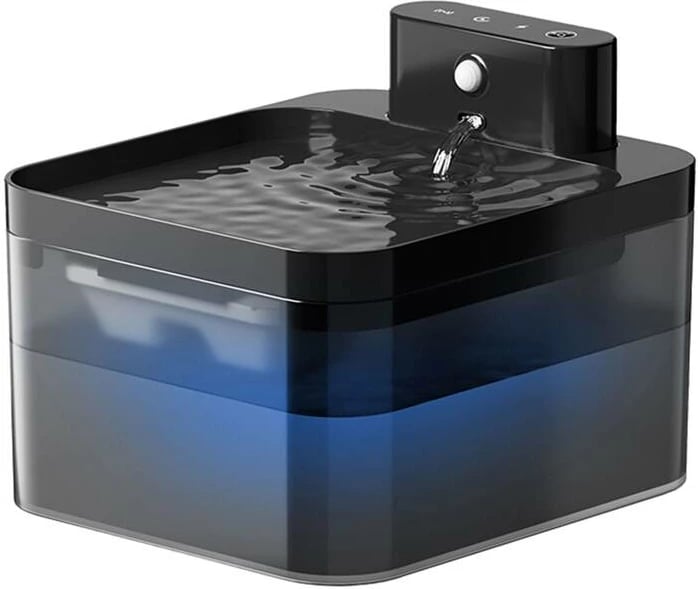Fontanë uji për kafshë smart, Rojeco RYSJFX-2k, 2.2 L, pa kabllo, USB-C