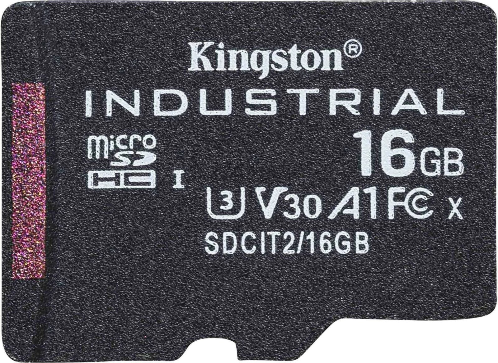 Kartelë MicroSDHC Kingston Industrial 16GB, Class 10, UHS-I, U3, V30, e zezë