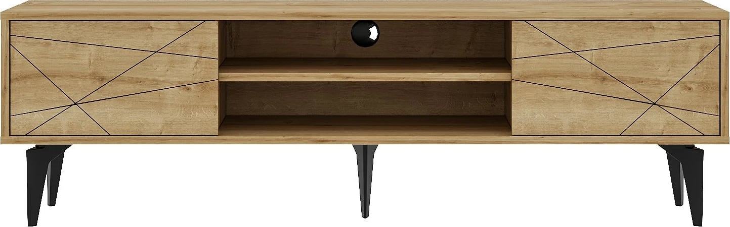 Komodë TV, Skye Decor, Brendon, ngjyrë lisi safir