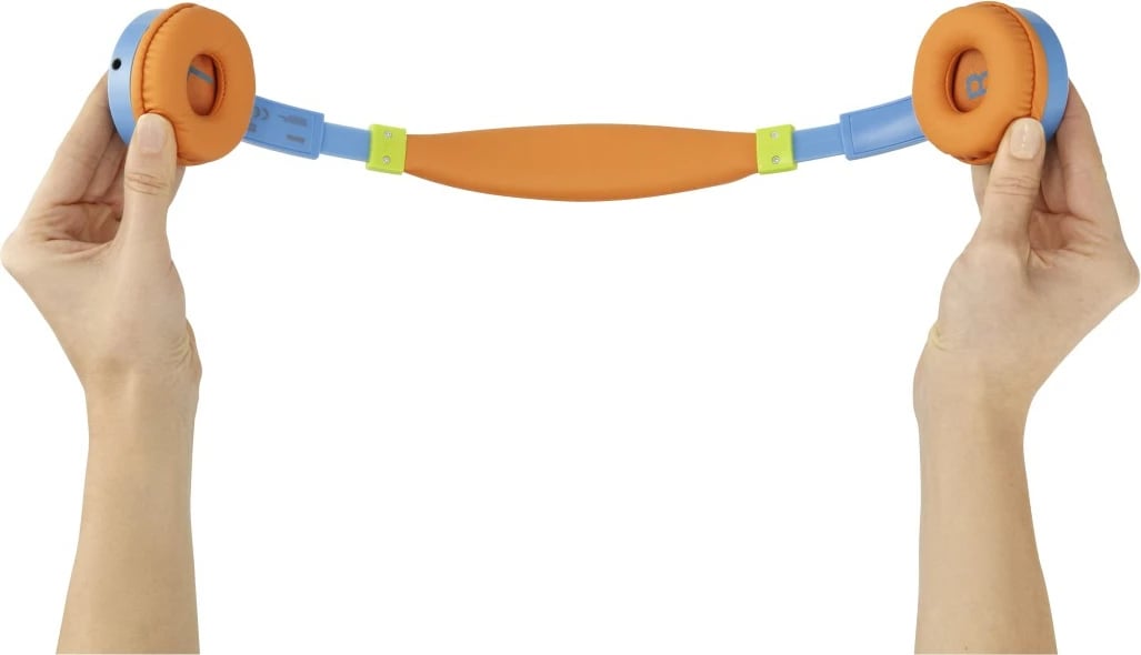 Kufje për fëmijë Hama "Kids Guard" fleksibel, 3.5mm, kaltër/portokalli