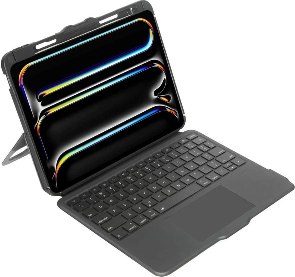 Mbështjellës me tastierë Bluetooth Targus VersaVu për iPad, Nordic, i zi