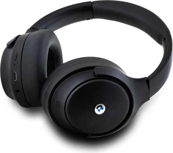 Kufje BMW BMBHKL601SSLVK Bluetooth me ANC, të zeza, logo metalike